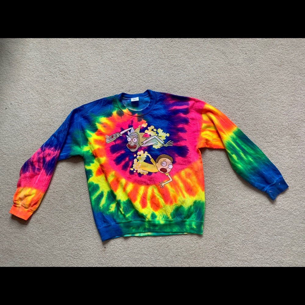 Hot Topic Ricky and Morty sweater